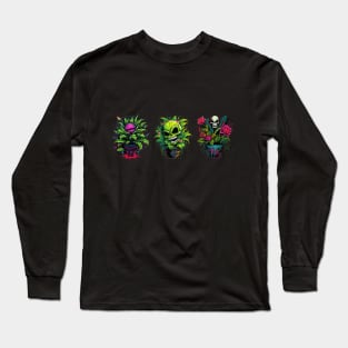 Carnivorous Plants - Skulls Long Sleeve T-Shirt